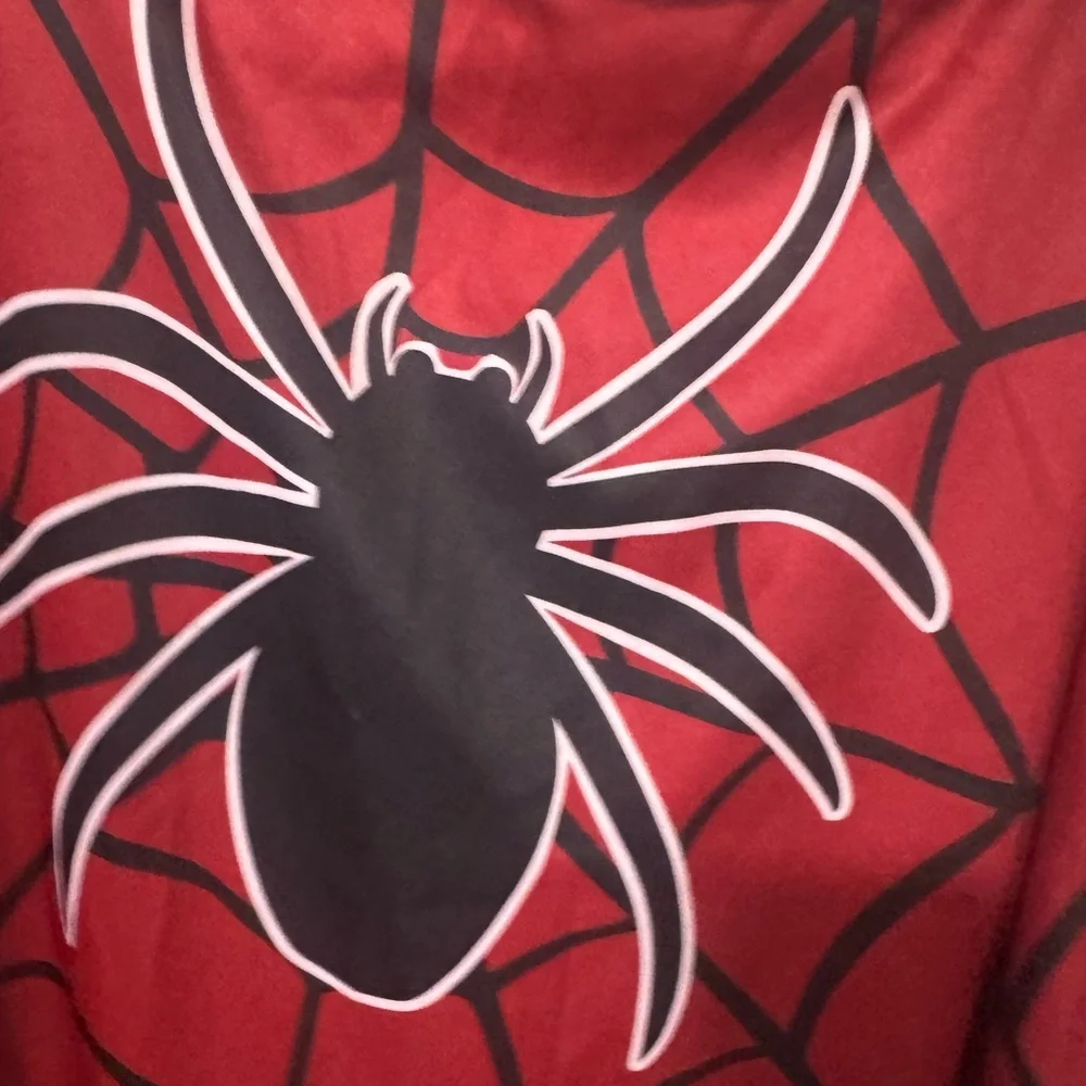 Womans Spider-Man spider web costume poncho one size